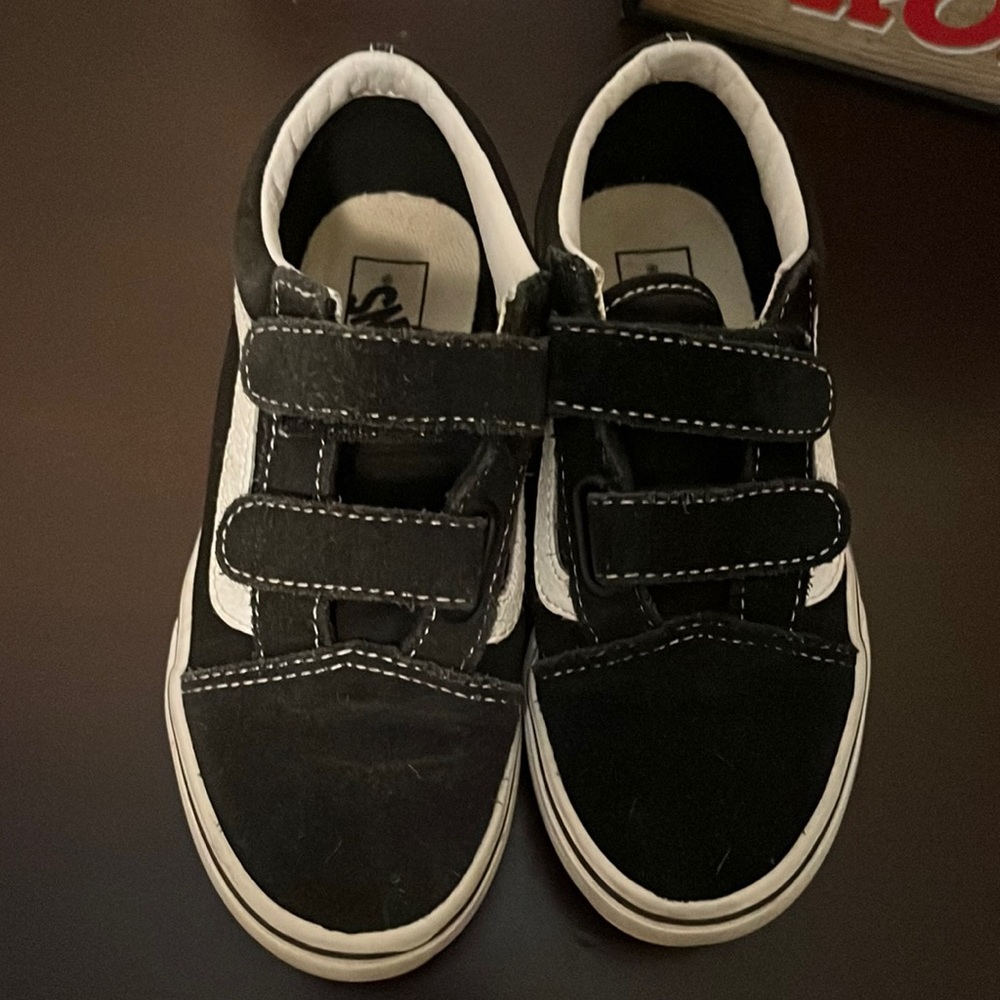 Boys black Vans